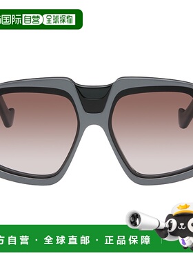 1h可退 潮奢 LOEWE 罗意威 男士 黑色 Anagram 太阳镜 LW40194I00