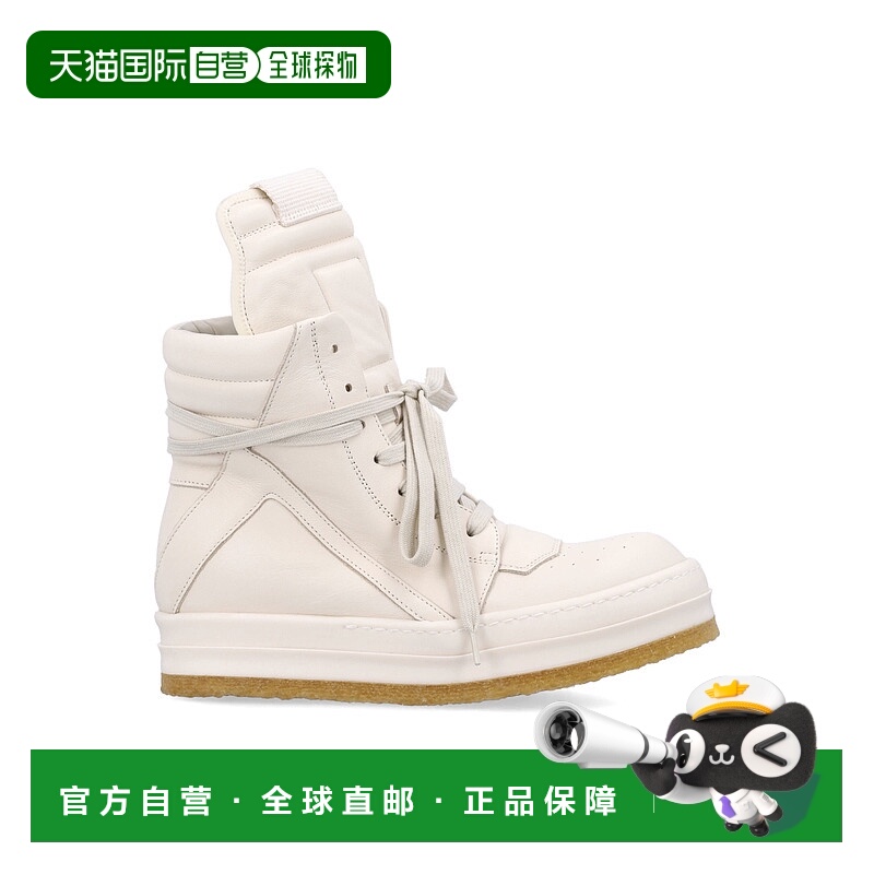 1h可退 RICK OWENS 男士运动鞋 RU02E1801LCO111 AW2025 白色