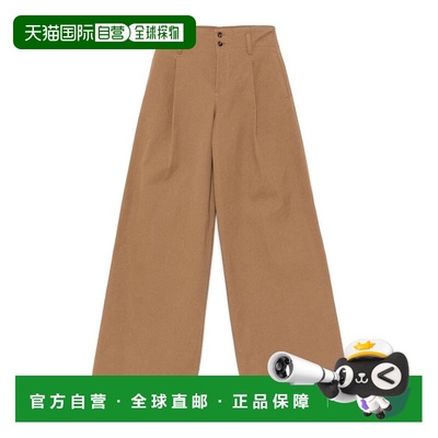 CHLOÉ 女士休闲裤 CH25APA11365208 AW2025 棕色 Trousers cotton