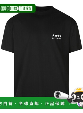 GIVENCHY 男士T恤 BM71JA3YJ5001 AW2024 黑色 T-SHIRT