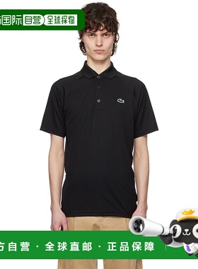 1h可退 潮奢 Lacoste 法国鳄鱼 男士 黑色 Regular Fit UV Protec