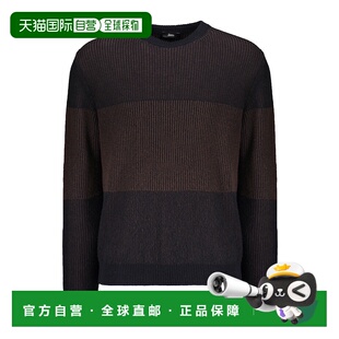 HERNO 男士卫衣 MG000113U701389200 AW2022 黑色 长袖毛衣