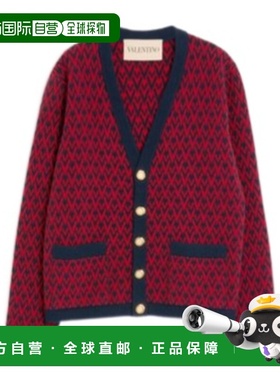 VALENTINO 男士针织衫  AW2025 KA04IAR1BR5红色开衫