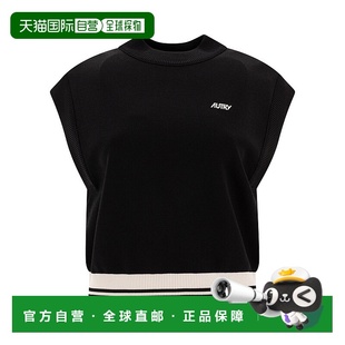 SS2025 VEPWC1KK 黑色 Crew Vest背心 AUTRY Neck 女士针织衫
