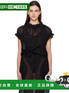 1h可退 潮奢 Simone Rocha 蒙娜 罗莎 女士 黑色 Elasticated Gat