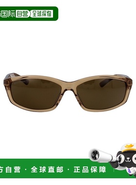 BALENCIAGA 男士眼镜 BB0401S004 SS2025 绿色 全框太阳镜