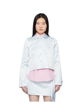 1h可退 潮奢 Sandy Liang 女士 蓝色 Shelby 夹克 R25O035F093