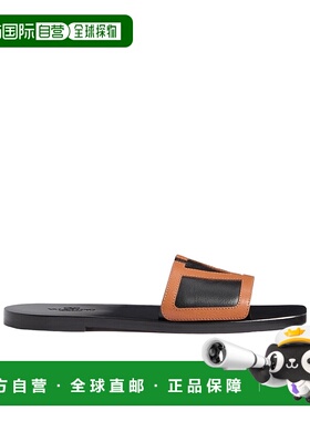 VALENTINO 男士凉鞋 YS0J72THGRB8 SS2025 黑色 方头拖鞋