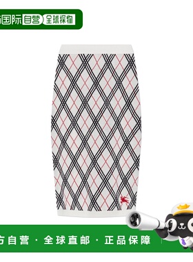 BURBERRY 女士半身裙 8110570A3282CHALKARGYLECHECK包臀裙