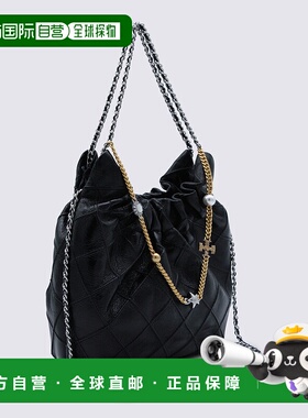 TORY BURCH 女士单肩包 164022001 CO 黑色 Fleming mini bag wit