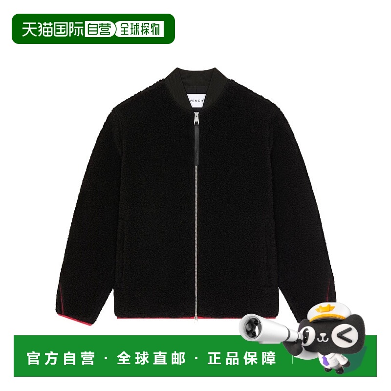 1h可退 GIVENCHY 男士外套 BM01FE31B7001 SS2025 黑色 长袖夹克