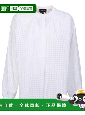 A.P.C. 女士T恤 COFCMF13385AAC SS2023 白色 White Flora blouse