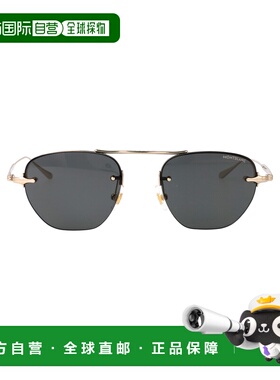 MONTBLANC 户外护目镜 MB0404S001 SS2025 黑色 Sunglasses