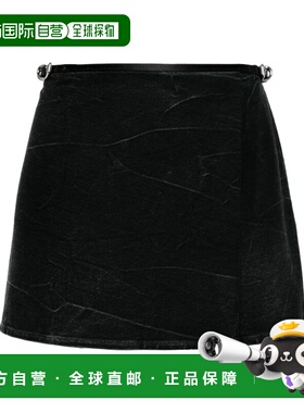 GIVENCHY 女士半身裙 BW40UB5Y3P001 AW2024黑色包臀裙 A字裙