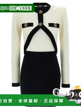 BALMAIN 女士连衣裙 EF1R9259KH91GAU SS2025 花色包臀裙 Dress