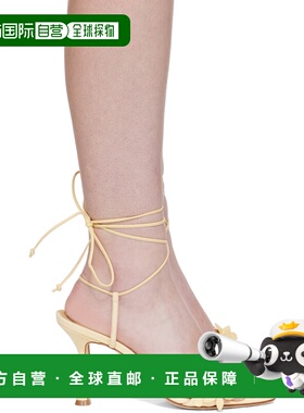 1h可退 潮奢 MANOLO BLAHNIK 莫罗 伯拉尼克 女士 黄色 Anista 凉