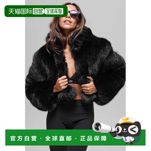 alo yoga 纯色蓬松柔软舒适短款绒感外套 女款