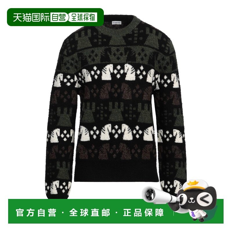 1h可退 潮奢 Burberry 巴宝莉 男士 毛衣 green绿色 舒适时尚,男装,针织衫/毛衣,淘宝优惠券,粉丝福利购,淘宝优惠卷