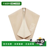 FENDI 浅棕色披肩 AW2024 女士外套 FXX777ASTBF0QB9BEIGE