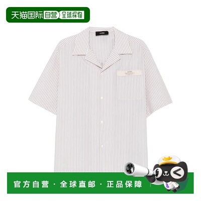 AMIRI 男士衬衫 AMTOSH1171271 AW2026 白色 短袖衬衫
