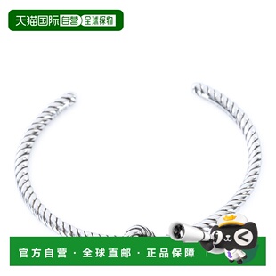 男士 银色 手链手镯 AW2025 开口手镯 461OQ6BRA36SI CELINE