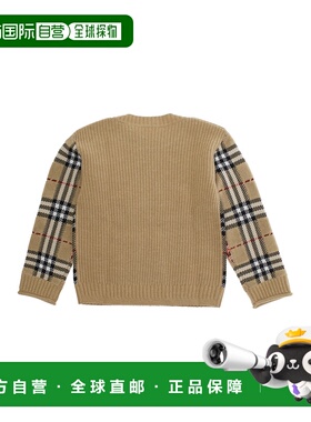 1h可退 潮奢 Burberry 巴宝莉 男童 KB5 PATRICK 格纹针织衫童装