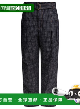 BURBERRY 女士休闲裤 8110727 AW2025 灰色 Blue Jeans直筒裤