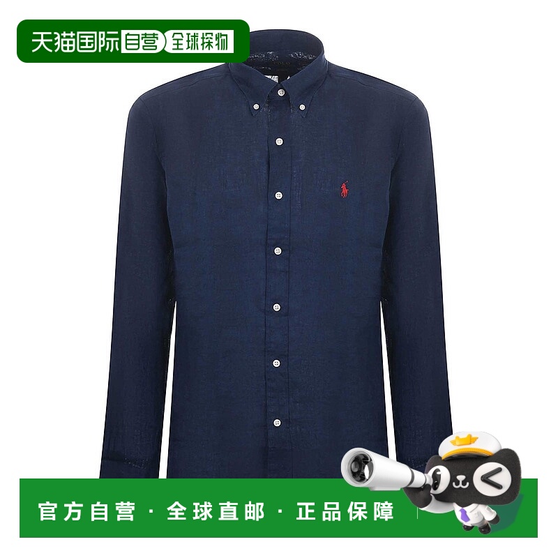 POLO RALPH LAUREN 男士衬衫 966294006 AW2025 蓝色