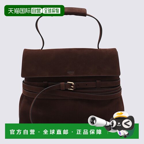 1h可退 MOSCHINO 男士单肩包 MC4165PP1NOJ0307 AW2025 深棕色