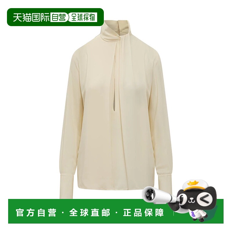 1h可退 TOM FORD 女士衬衫 CA3319FAX1507AW801 AW2025 白色