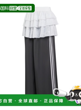 ADIDAS 女士运动裤 KS1431 SS2026 黑色 经典蕾丝 ADILENIUM FB T