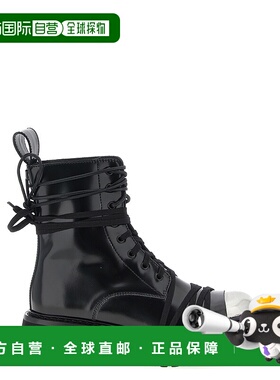 1h可退 MOSCHINO 女士靴子 MA24034G0NMG500A AW2025 黑色厚底鞋