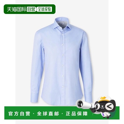 1h可退 BRUNELLO CUCINELLI 男士衬衫 MBUC41718C038AZZURROSCURO