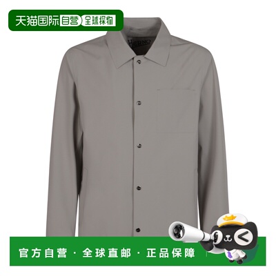 HERNO 男士衬衫 GI000318U12301SZ9492 SS2026男装灰色