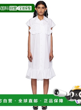 1h可退 潮奢 Simone Rocha 蒙娜 罗莎 女士 白色 Sleeveless Ruff