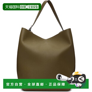 1h可退 潮奢 toteme 女士 棕色 Belted Grained-Leather 托特包 2