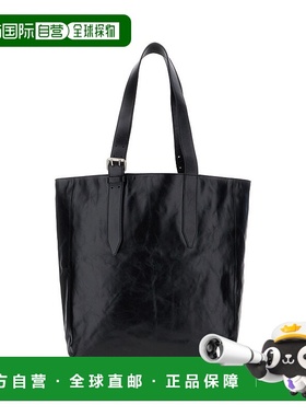 1h可退 潮奢 Dries Van Noten 德赖斯 范诺顿 男士 黑色皮革购物