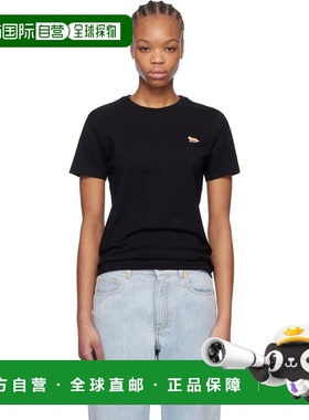 潮奢 MAISON KITSUNE 女士 黑色 Baby Fox Patch Regular T 恤 MW