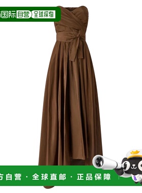 PINKO 女士连衣裙 104937Y3LEL71BROWN SS2025 深棕色