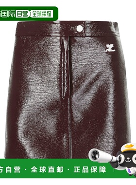 1h可退 潮奢 Courreges 女士 徽标半身裙 PERCJU001VY0014a字裙