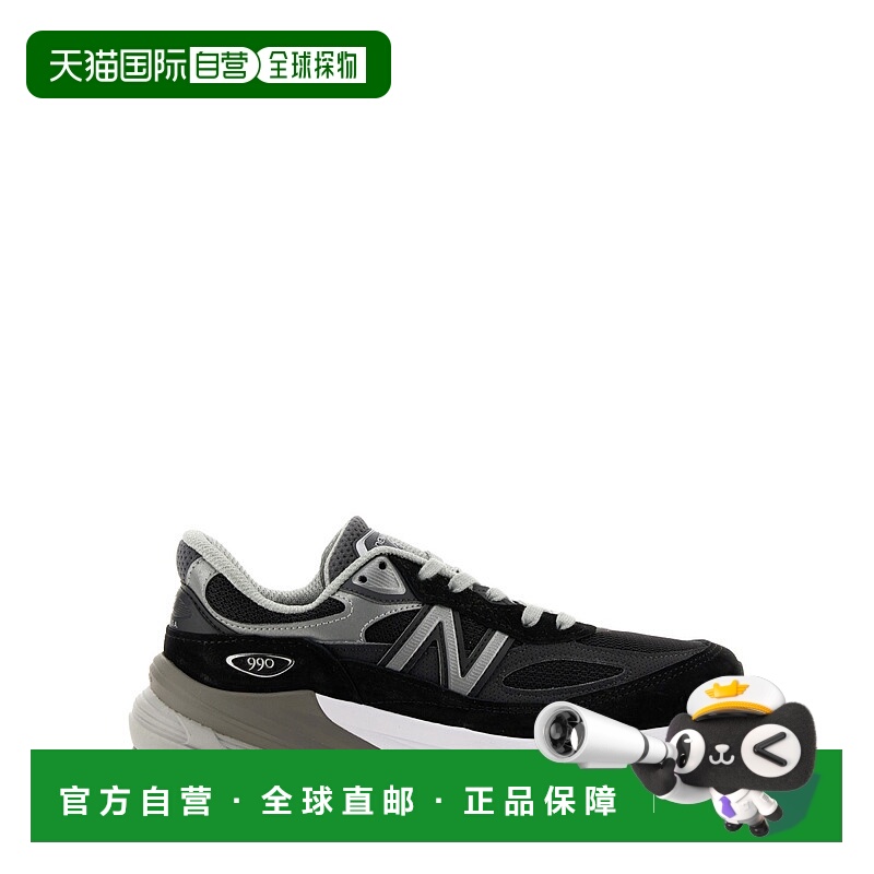 1h可退 潮奢 New Balance  女士 990v6 运动鞋 W990BK6BLACK