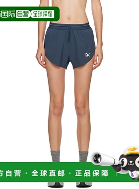 1h可退 潮奢 District Vision 女士 海军蓝 2in Split 短裤 DVW00