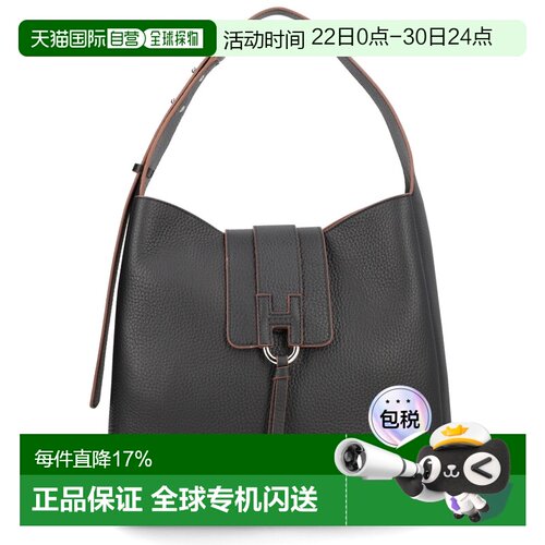 Hogan 风尚流浪包 黑色 KBW01XS0200TH1B999 女士