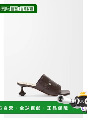 1h可退 潮奢 LOEWE 罗意威 女士 棕色凉鞋 LFW1465X01高跟鞋单鞋