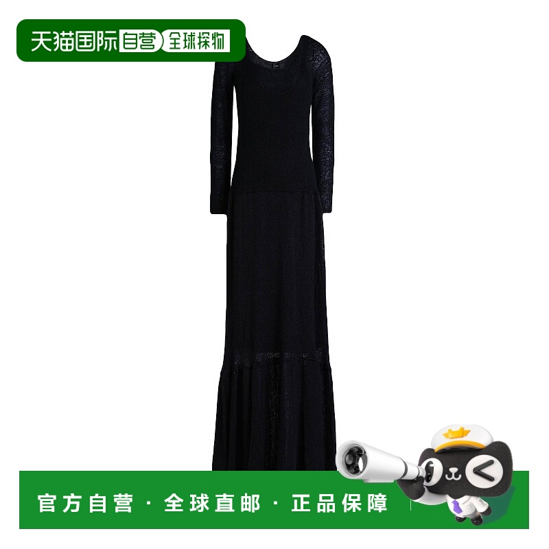 1h可退 潮奢 Pinko 品高 女士 长款连衣裙 black黑色 舒适时尚