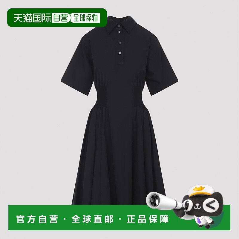 1h可退 LOEWE 女士连衣裙 S359Y09XJE1100 AW2025 黑色 短袖连衣