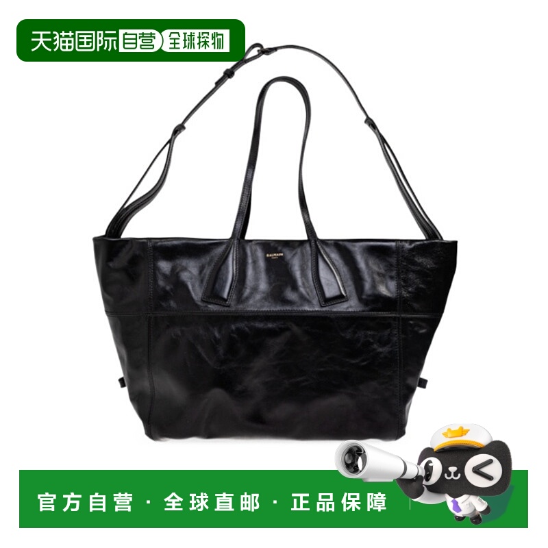 1h可退 BALMAIN 男士单肩包 FM0FI271LMTE0PA AW2025 黑色 Leathe