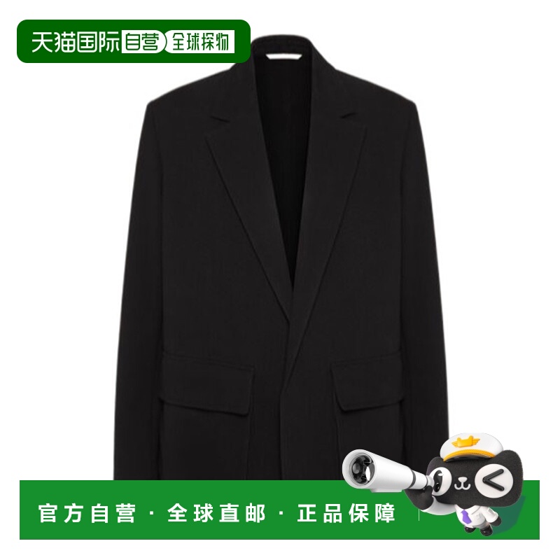 1h可退 VALENTINO 男士夹克 5V0CEG43AET0NO AW2024 黑色