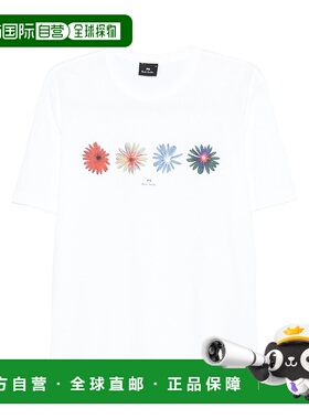 1h可退 潮奢 Paul Smith 男士 By and Polos T恤白色T恤 M2R220XV