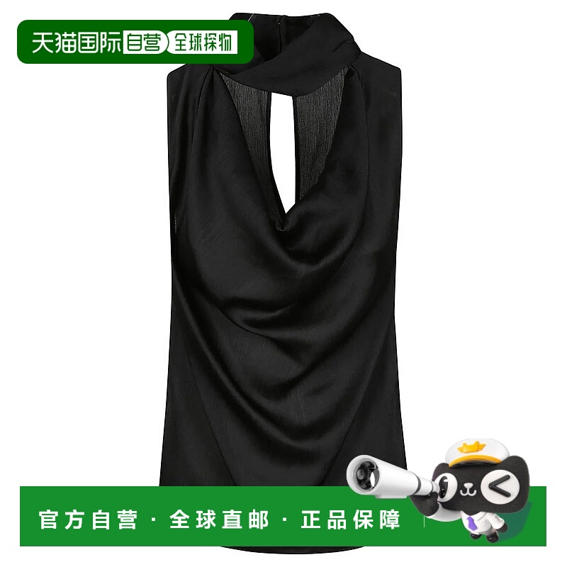 1h可退 PINKO 女士T恤 103943A22V AW2025 黑色 Pinko Tops